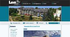 Desktop Screenshot of lentitv.hu